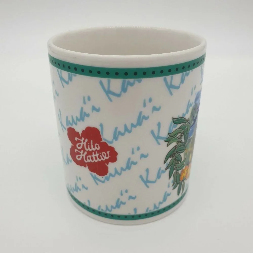 Hilo Hattie Coffee Tea Mug Kauai Souvenir Mug 8oz Hawaii Travel 2002 Collector - Picture 2 of 12